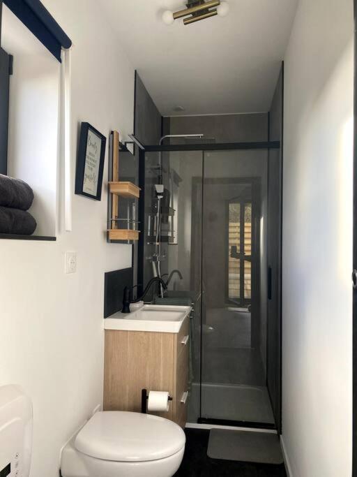 Entre Ville Et Campagne Appartement Cosy Avec Parking Et Terrasse Wood Coutiches Eksteriør billede
