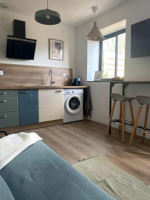 Entre Ville Et Campagne Appartement Cosy Avec Parking Et Terrasse Wood Coutiches Eksteriør billede